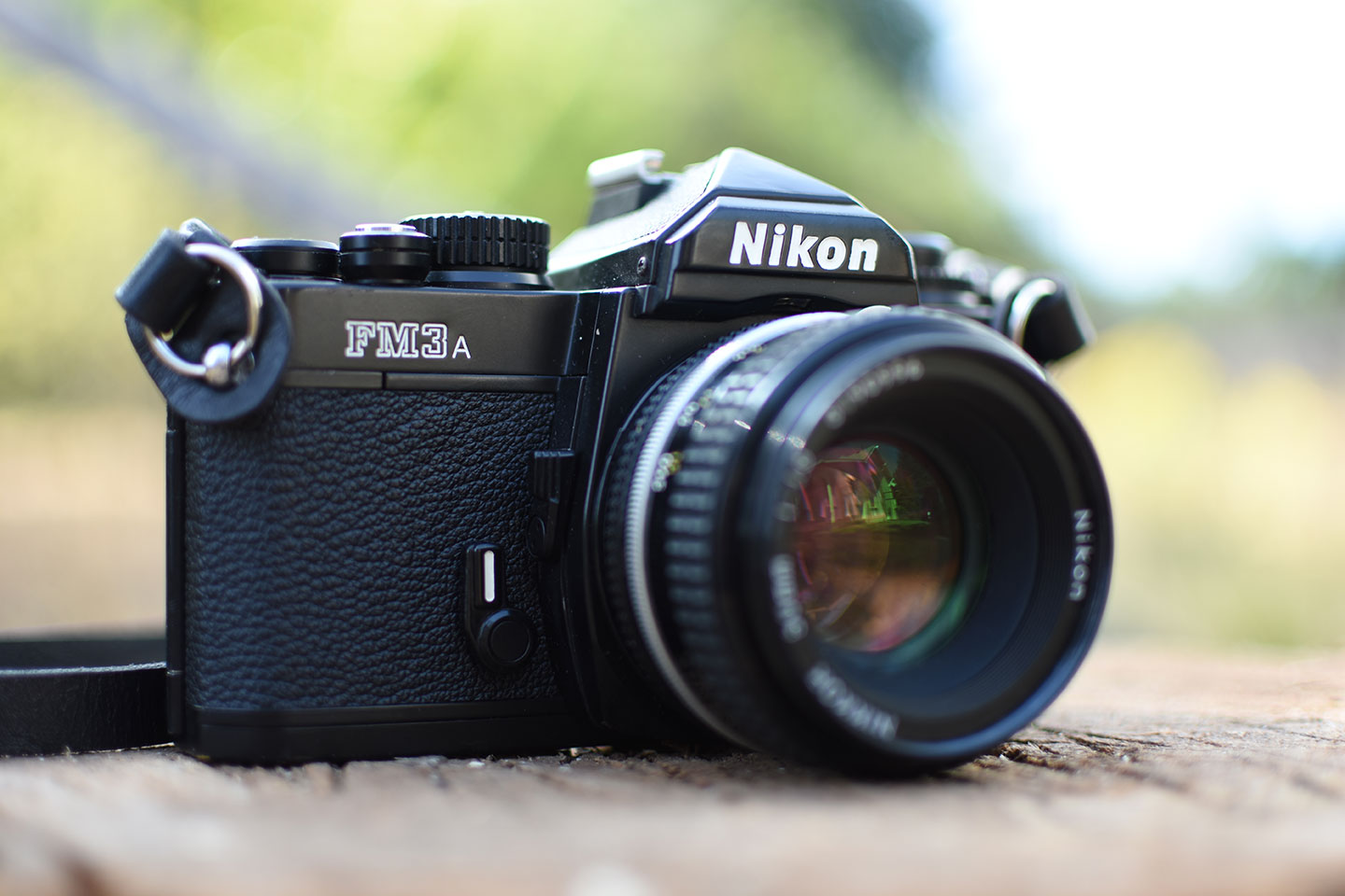 The Nikon FM3A film camera